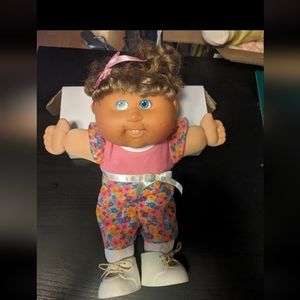 2007  Play Along PA-19FB w/Floral Romper Cabbage‎ Patch Doll